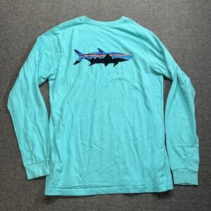 Patagonia‎ men's long sleeve shirt size medium shark